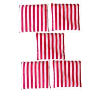 Lot de 5 sacs étanches en tissu de canard à double couture pour trous de maïs Taille réglementaire pour jeux et sports avec sac de transport pour l'extérieur