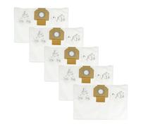 Lot de 5 sacs filtrant en tissu pour MAKITA VC4210L/M