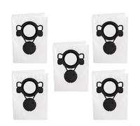 Lot de 5 sacs filtrants de rechange pour aspirateur Nilfisk Attix 33 Over 44 107419593 - Sacs de récupération de poussière compatibles avec les systèmes d'aspirateur domestique Nilfisk