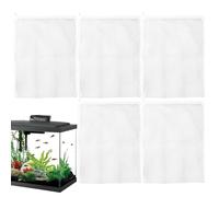 Lot de 5 sacs filtrants en maille fine pour aquarium - Accessoire multifonction de purification de l'eau douce et salée pour océanarium, maison