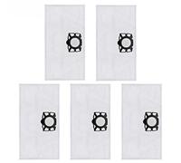 Lot de 5 Sacs filtrants en Non-tissé compatibles avec aspirateur Robot pour Karcher KFI357 KA40 WD2 Plus WD3 WD3s SE4001 SE4002 Alternatif à 2.863-314.0