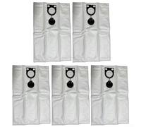 Lot de 5 sacs filtrants en polaire double couche pour aspirateurs FBV 20/25/35/40/45/50/55, compatibles avec les séries NSG/NTS/HS/GS/AS, 55L Capa