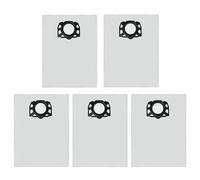 Lot de 5 sacs filtrants en polaire pour aspirateur pour Karcher MV4 MV5 MV6 WD3 WD4 WD5 WD6 P Wet & Dry