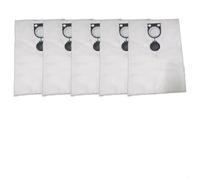 Lot de 5 sacs filtrants en tissu non tissé pour extracteur humide et sec, collecte efficace de la poussière, design robuste et résistant à la déchirure, idéal pour le nettoyage à domicile et atelier