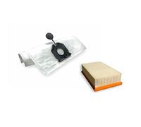 Lot de 5 sacs filtrants Kallefornia K935 + 1 filtre K741 pour Kärcher NT 30/1, NT 30/1 AP L, NT 30/1 Tact NT 30/1 Tact Te L, NT 30/1 Tact Te M, sacs d'aspirateur en microfibre non-tissée de classe