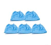 Lot de 5 sacs filtrants lavables en textile pour aspirateurs Pnts 1300 C3 D3 E4 et Pnts 1400 A1 B1 C1 Bleu