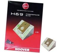lot de 5 sacs H69 Aspirateur 35601053 HOOVER - 294242 Blanc G
