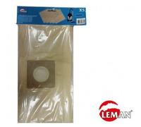Lot de 5 Sacs papier filtres pour aspirateur LOASP306 LEMAN ABR333