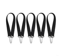 Lot de 5 Sangles de balançoire Multifonction avec Crochets Robustes pour Balançoire, Hamac, Chaises Suspendues (40 x 25 mm)