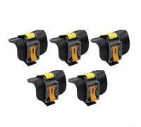 Lot de 5 sangles de doigt pour Zebra pour Motorola RS409 RS419 Noir | Lot de 5, taille réglable, fermeture à pression rapide, pour RS409/RS419, ABS robuste