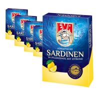 Lot de 5 sardines adriatiques EVA au citron 115 g