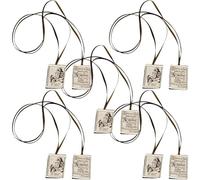 Lot De 5 Scapulaires Catholiques, Scapulaire Marron De Notre-Dame du Mont Carmel, Escapularios Catolicos, Colliers Catholiques Scapulaires, Cadeau pour Première Communion