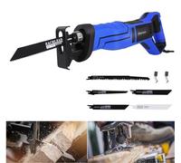 Lot de 5 scies sabres électriques 900 W avec lames - Profondeur de coupe max. 160 mm - Scie récipro électrique universelle pour bois, métal