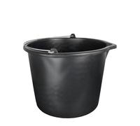 Lot de 5 seaux à eau gradués - 20 l - Avec bec verseur - Seau à mortier - Seau de nettoyage - Seau de jardin - En PVC - 12/16/20 l - 20 l