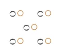 Lot de 5 segments de piston de pompe à air pour compresseur d'air 550 W