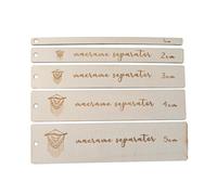 Lot de 5 séparateurs de macramé en bois pour décoration murale