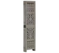 Lot de 5 séparateurs de pièce sculptés à la main en bois massif de manguier | Pliable, peu encombrant, construction solide, montage facile, chambre à coucher, dressing