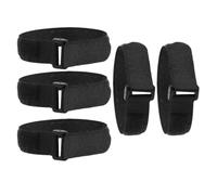 Lot de 5 Serre Câble Réutilisables en Nylon, Attache Câble en Nylon Réglables, Pour L'organisation Des Câbles de PC, La Télévision, la maison, Le Bureau, 2 x 50 cm, Noir