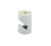 Lot de 5 serre-câbles blancs en porcelaine 30 x 20 mm