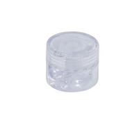 Lot de 5 serre-câbles transparents 19 x 18 mm, parfaits pour organiser les câbles et améliorer l'esthétique dans les environnements domestiques et professionnels.