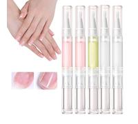 Lot de 5 sérums de reconstruction des ongles et soin des ongles - Protection et renforcement des cuticules - Hydrate avec de l'huile de camomille, huile pour ongles et cuticules - 5