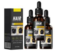 Lot de 5 sérums pour la croissance capillaire, sérum pour l'amélioration des follicules pileux, doux pour le cuir chevelu, fortifiant, adapté à tous les types de cheveux