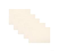 Lot de 5 serviettes à pain en lin naturel pour lever et fermenter la pâte, offrent un contrôle de l'humidité pour la pâte fermentée comme le levain (48 x 36 cm)
