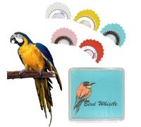Lot de 5 sifflets farfelus, sifflet créatif et amusant pour oiseaux traditionnels, sifflet d'oiseau magique amusant pour appeler la langue, paruline, jouets de tweeting magique, jouets pour produire