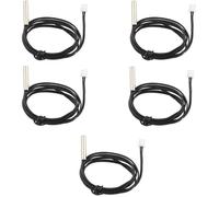 Lot de 5 sondes de capteur de température étanches NTC 10 K 1 % 3950 Thermistor, câble d'extension de 1 m, détecteur de température