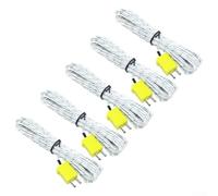 Lot de 5 sondes de capteur de température thermocouple de type K avec fil à réponse rapide adaptées pour une utilisation avec des appareils de contrôle de température de type K (5 m)