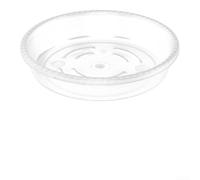 Lot de 5 soucoupes rondes en plastique pour pots de fleurs recueille l'eau et le sol sans fuite sur les surfaces intérieures ou extérieures (25,4 cm)