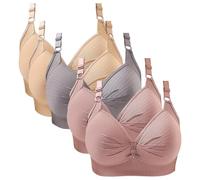 Lot De 5 Soutiens-Gorge De Sport Femme Push Up Ultra Confortable Brassière sans Armature Brassière Sport Rembourré pour Fitness Yoga Quotidien Soutiens-Gorge De Sport Femme