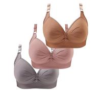 Lot De 5 Soutiens-Gorge De Sport Femme Push Up Ultra Confortable Brassière sans Armature Brassière Sport Rembourré pour Fitness Yoga Quotidien Soutiens-Gorge De Sport Femme
