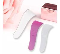 Lot de 5 spatules de nettoyage portables de couleur aléatoire pour épilation à la cire des cheveux, outils de beauté, spatules de cire antiadhésives, applicateurs d'épilation, grattoir réutilisable