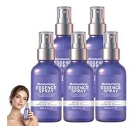 Lot de 5 sprays essentiels hydratants pour le visage, brume hydratante pour le visage avec céramides NP, glycérine et calendula, brume de soin de barrière, spray essence rafraîchissant