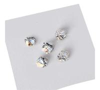 Lot de 5 strass 3D transparents pour ongles pour femme