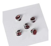 Lot de 5 strass 3D transparents pour ongles pour femme
