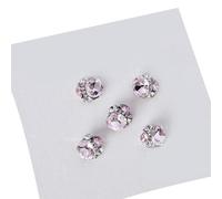 Lot de 5 strass 3D transparents pour ongles pour femme