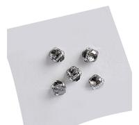 Lot de 5 strass transparents pour ongles 3D - Décoration artistique pour les ongles - Pour mariage - Avec 5 strass transparents