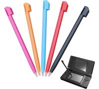 Lot De 5 Stylets De Rechange En Plastique Pour Nintendo Ds - Mini Stylets Colorés Élégants Pour Écran Tactile Compatible Avec Nintendo Nds, Ndsi (Rose Rouge, Orange, Noir, Rouge, B[STY9132383]