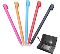 Lot De 5 Stylets De Rechange En Plastique Pour Nintendo Ds - Mini Stylets Colorés Élégants Pour Écran Tactile Compatible Avec Nintendo Nds, Ndsi (Rose Rouge, Orange, Noir, Rouge, Bleu)