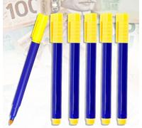 Lot De 5 Stylo Détecteur De Faux Billets, Stylo Faux Billets, Euros, Détecteur Faux Billets Le Stylo Fonctionne Sur L¿Euro, Le Dollar, La Livre Sterling