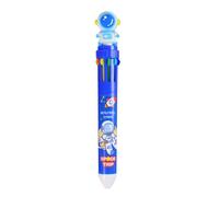 Lot de 5 stylos à bille Astronaute dix couleurs - Bleu
