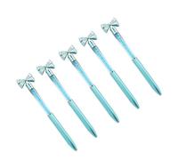Lot de 5 stylos à bille avec nœud à action torsadée - Rechargeables - Écriture fluide - Fournitures scolaires et scolaires