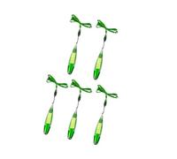 Lot de 5 stylos à bille compacts avec note adhésive et cordon pour prise de notes dans divers environnements LED multifonctionnels