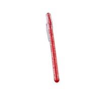 Lot de 5 stylos à bille labyrinthe transparents créatifs | Stylo de décompression créatif pour étudiants - Rouge - 0,7 mm.