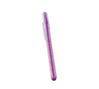 Lot de 5 stylos à bille labyrinthe transparents créatifs | Stylo de décompression créatif pour étudiants - Violet - 0,7 mm.