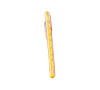 Lot de 5 stylos à bille labyrinthe transparents créatifs | Stylo de décompression créatif pour étudiants, jaune-0,7 mm.