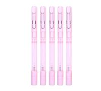 Lot de 5 stylos à bille rechargeables en gel avec flacon pour école, bureau, marqueur noir, porte-mines, tableau blanc bleu, coloriage pour enfants, artistes pour adultes