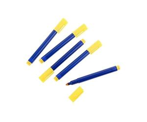 Lot de 5 stylos à billet de banque - Marqueurs de faux billets forgés - Marqueur de fraude - Stylo détecteur d'argent durable